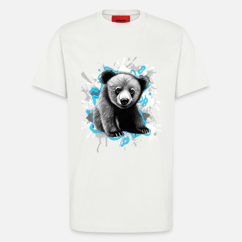 Bär - T-Shirt - made by SPREAD - OFF WHITE