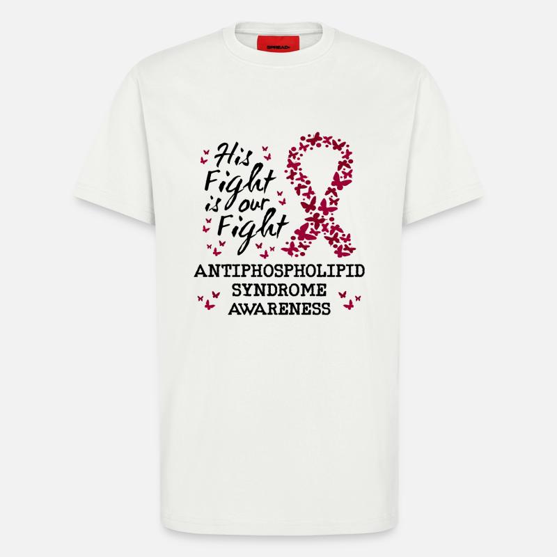 Antiphospholipid Syndrom Bewusstsein - T-Shirt - made by SPREAD - OFF WHITE