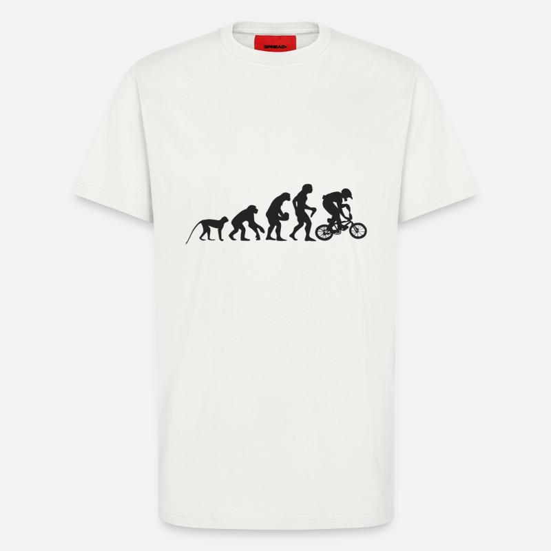 Evolution BMX - T-Shirt - made by SPREAD - OFF WHITE