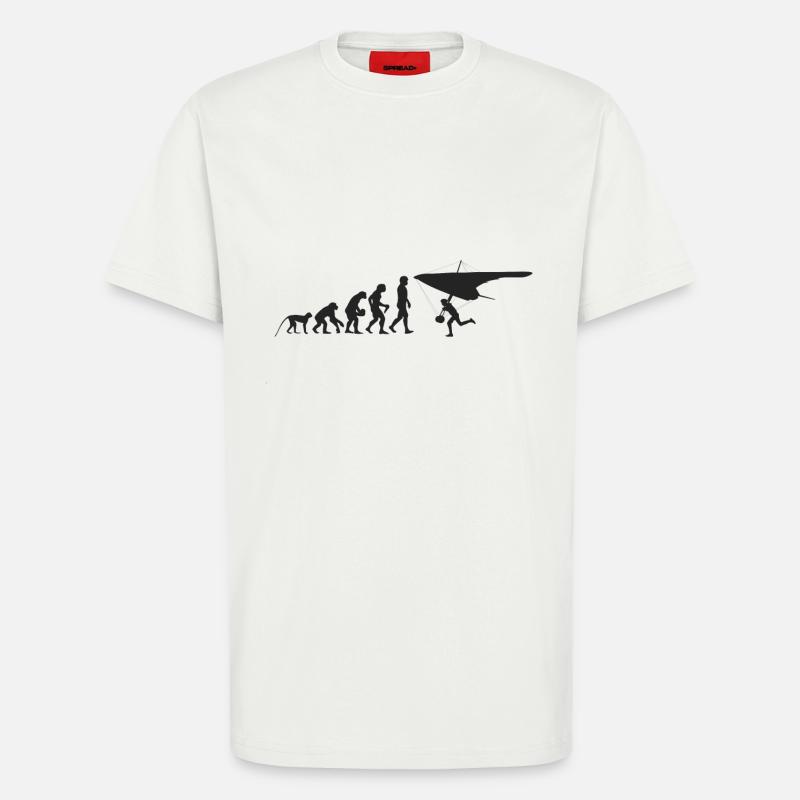 Gleiter Evolution - T-Shirt - made by SPREAD - OFF WHITE