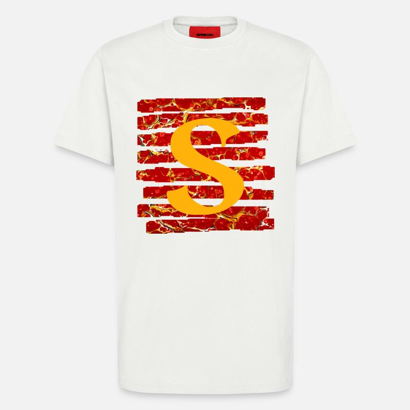 Bande E 232 s - T-shirt bio décontracté fabriqué en UE - OFF WHITE