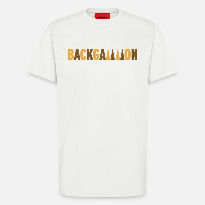 Backgammon - T-Shirt - made by SPREAD - OFF WHITE