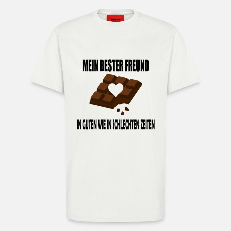 Schokolade / Schoki - T-Shirt - made by SPREAD - OFF WHITE