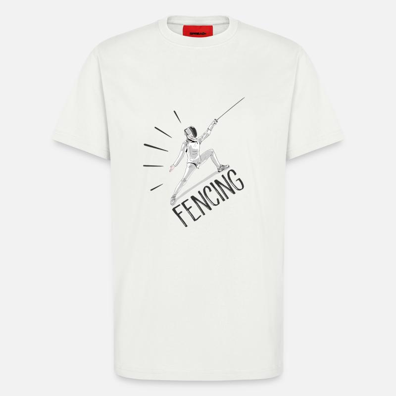Fechten - T-Shirt - made by SPREAD - OFF WHITE