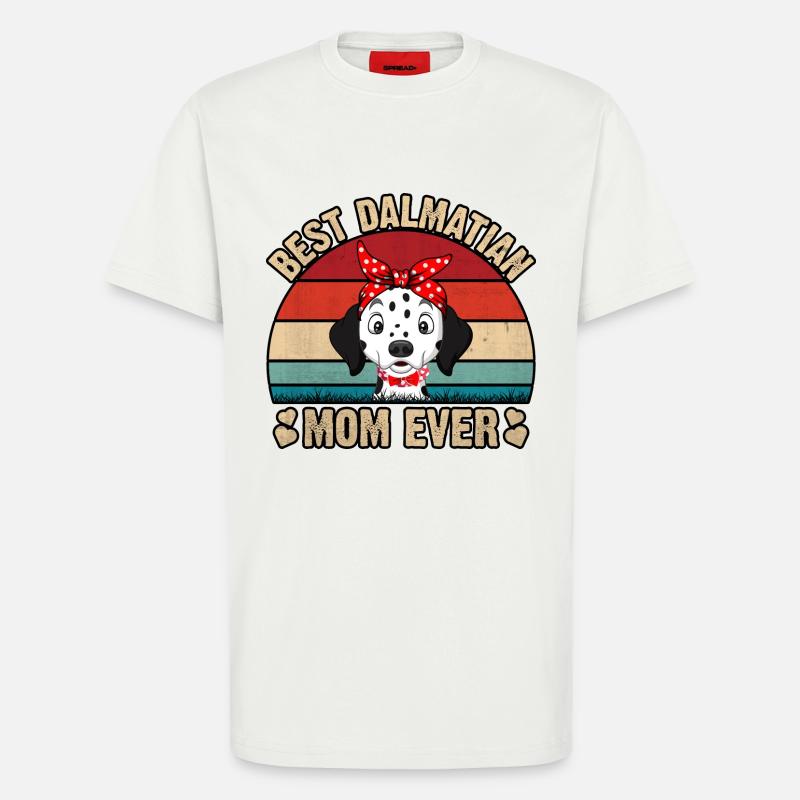 Best Dalmatian Mom Ever - T-Shirt - made by SPREAD - OFF WHITE