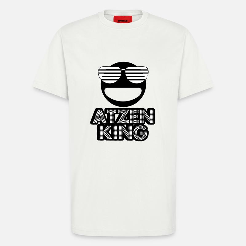 Atzen King Smiley - T-Shirt - made by SPREAD - OFF WHITE
