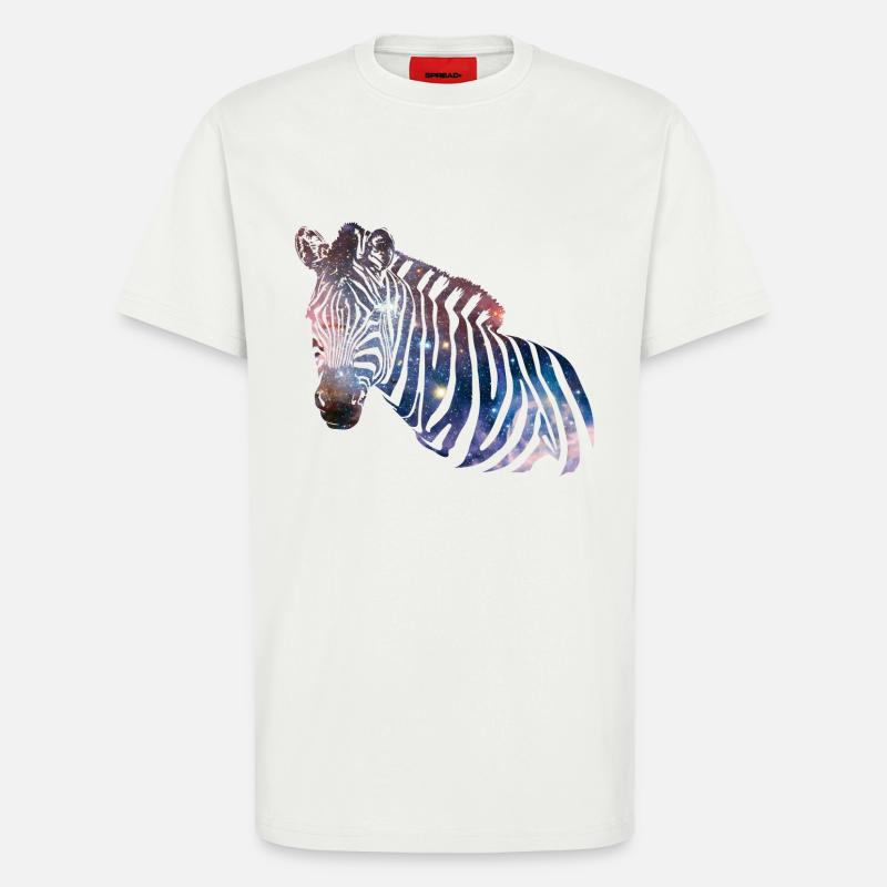 Zebra Galaxy - T-Shirt - made by SPREAD - OFF WHITE