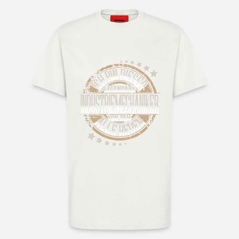 Industriemechaniker - T-Shirt - made by SPREAD - OFF WHITE