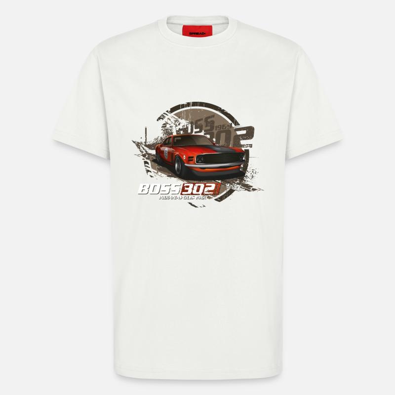 Racing 302 - T-Shirt - made by SPREAD - OFF WHITE