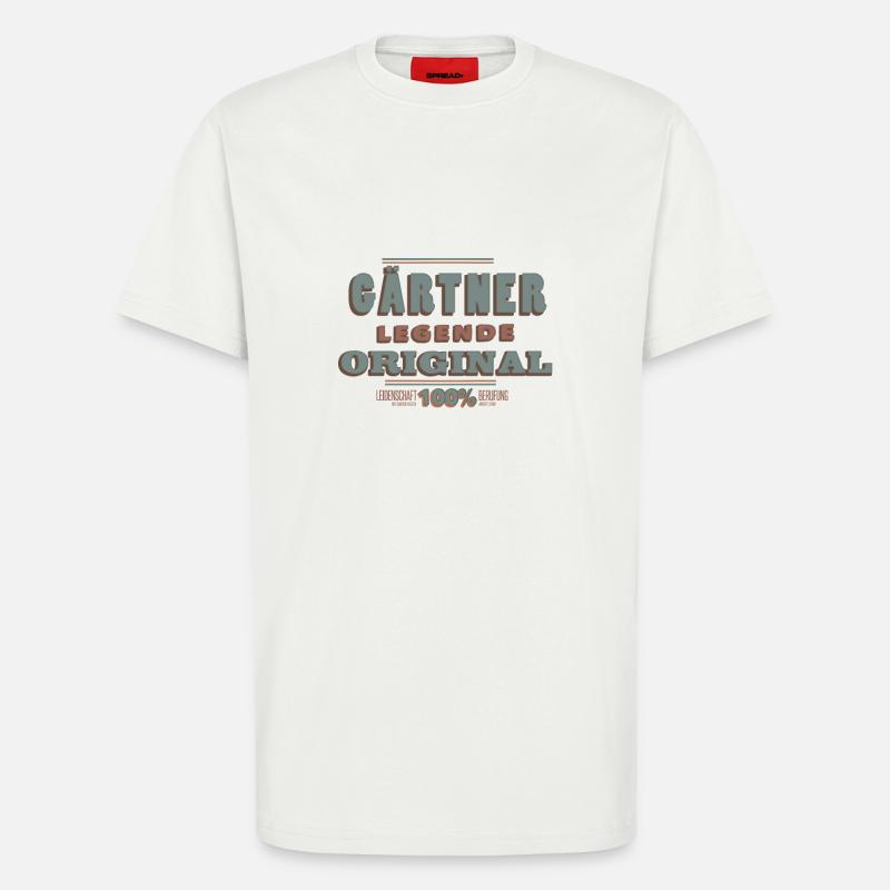 Gärtner - T-Shirt - made by SPREAD - OFF WHITE
