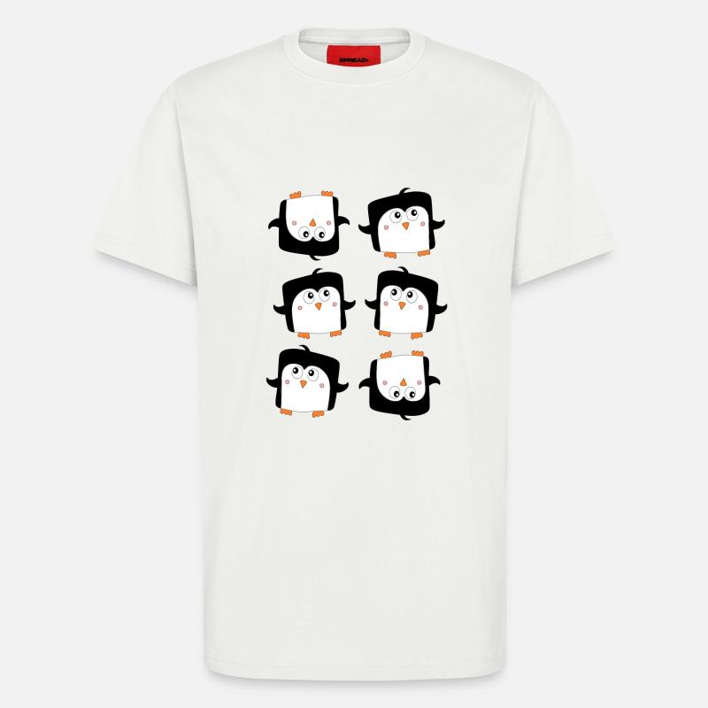 Viele Pinguine - T-Shirt - made by SPREAD - OFF WHITE