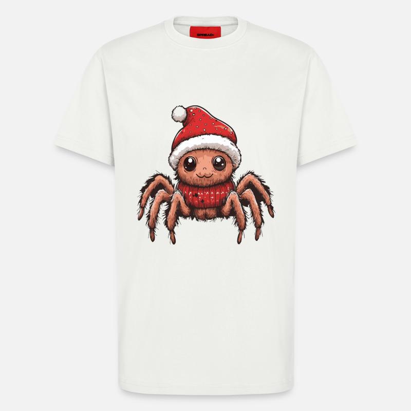 Tarantula Christmas Comic - T-Shirt - made by SPREAD - OFF WHITE