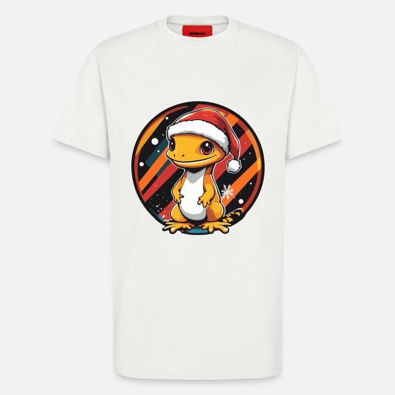 Echse Weihnachten X-Mas - T-Shirt - made by SPREAD - OFF WHITE