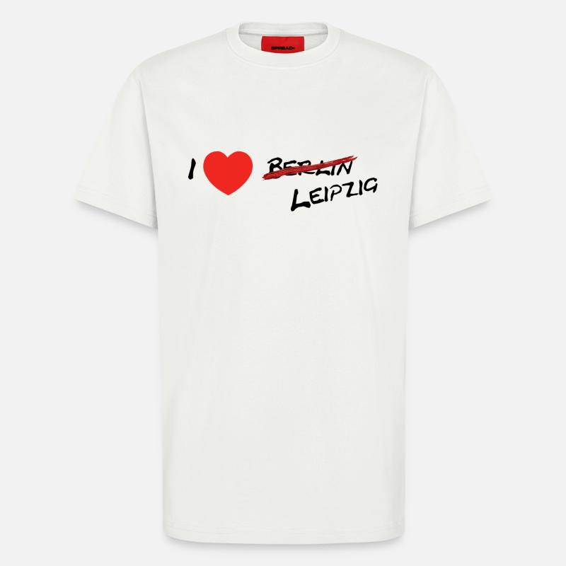 Leipzig / Dresden / Sachsen / Berlin / Geschenk - T-Shirt - made by SPREAD - OFF WHITE