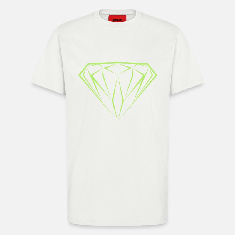 Diamond diamond diamond dollard διαμάντι - T-Shirt - made by SPREAD - OFF WHITE