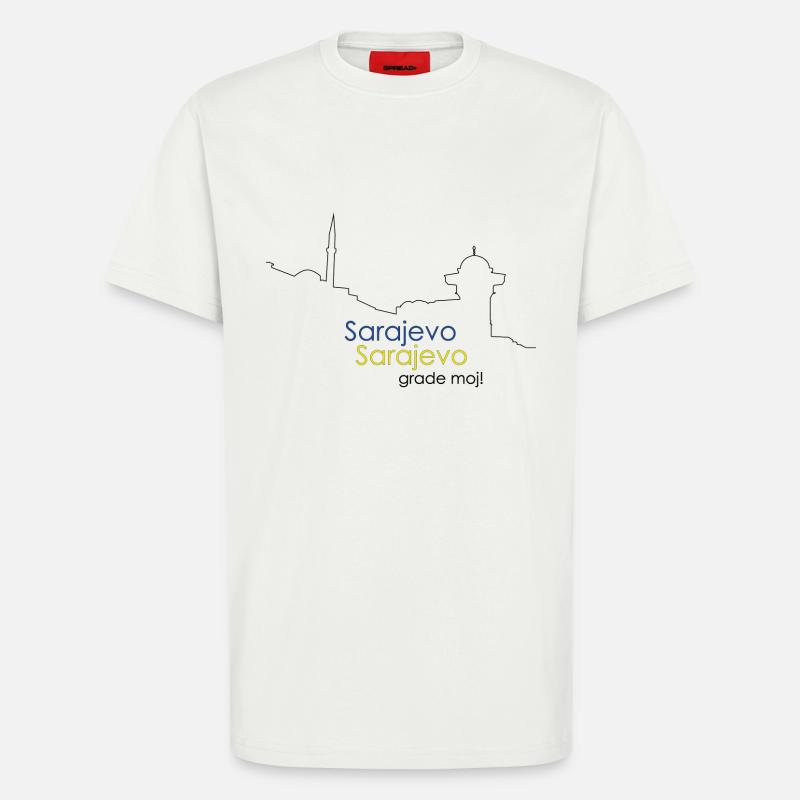 Sarajevo Sarajevo - T-Shirt - made by SPREAD - OFF WHITE