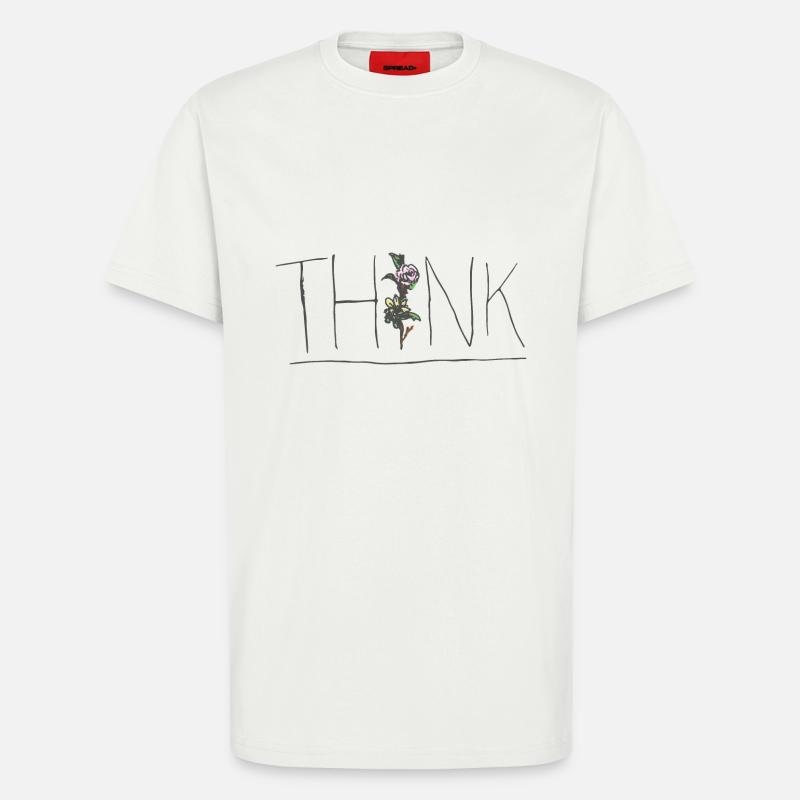 DENKEN - T-Shirt - made by SPREAD - OFF WHITE