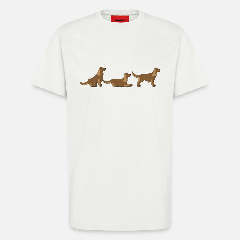 place get Cocker Spaniel - T-Shirt - made by SPREAD - OFF WHITE