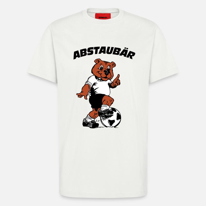 Abstaubär weiss schwarz - T-Shirt - made by SPREAD - OFF WHITE
