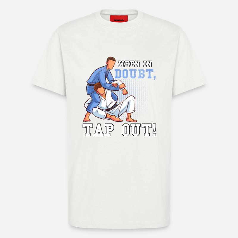When in doubt tap out - T-Shirt - made by SPREAD - OFF WHITE