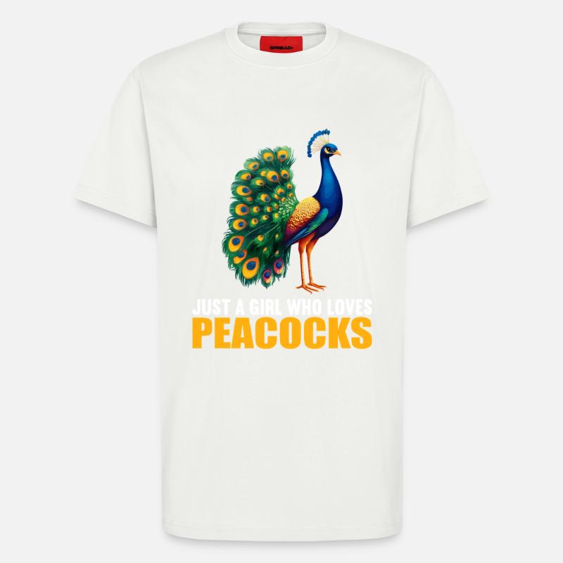 Peacocks Peacock - T-Shirt - made by SPREAD - OFF WHITE