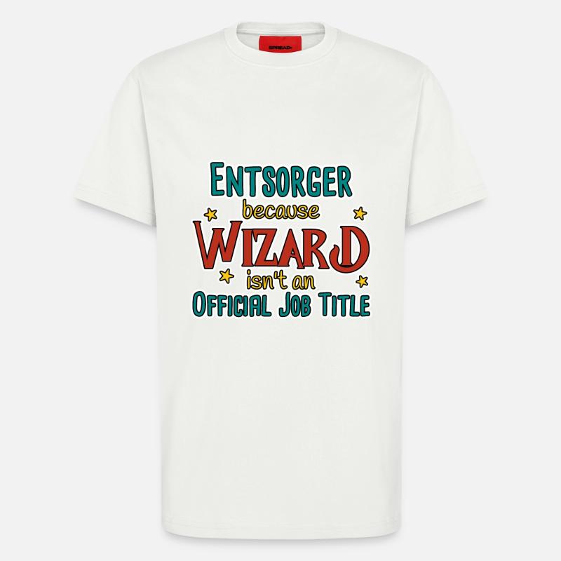 Entsorger Wizard - T-Shirt - made by SPREAD - OFF WHITE