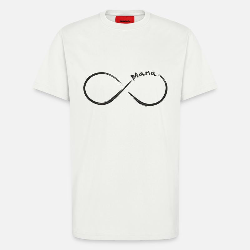 Unendlichkeit Mama - T-Shirt - made by SPREAD - OFF WHITE