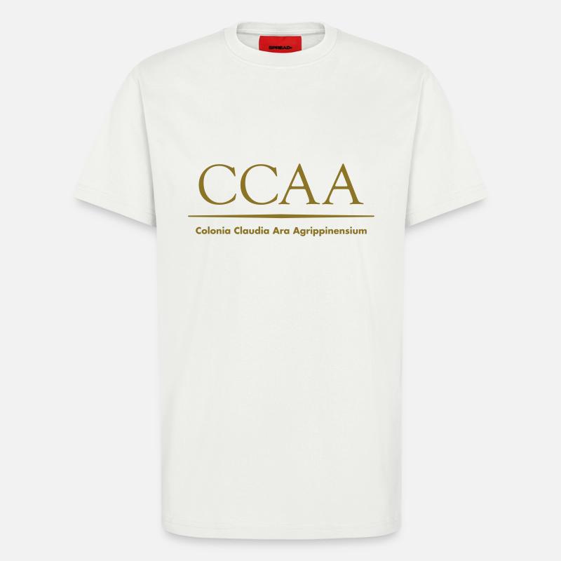 CCAA (Köln, Latein) - T-Shirt - made by SPREAD - OFF WHITE
