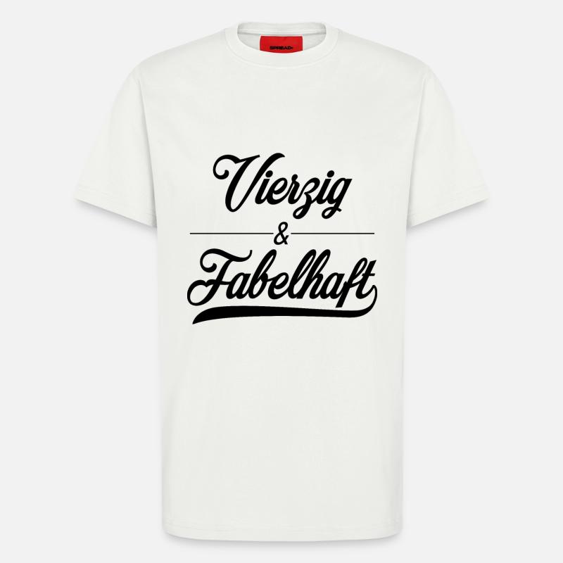 Vierzig - T-Shirt - made by SPREAD - OFF WHITE