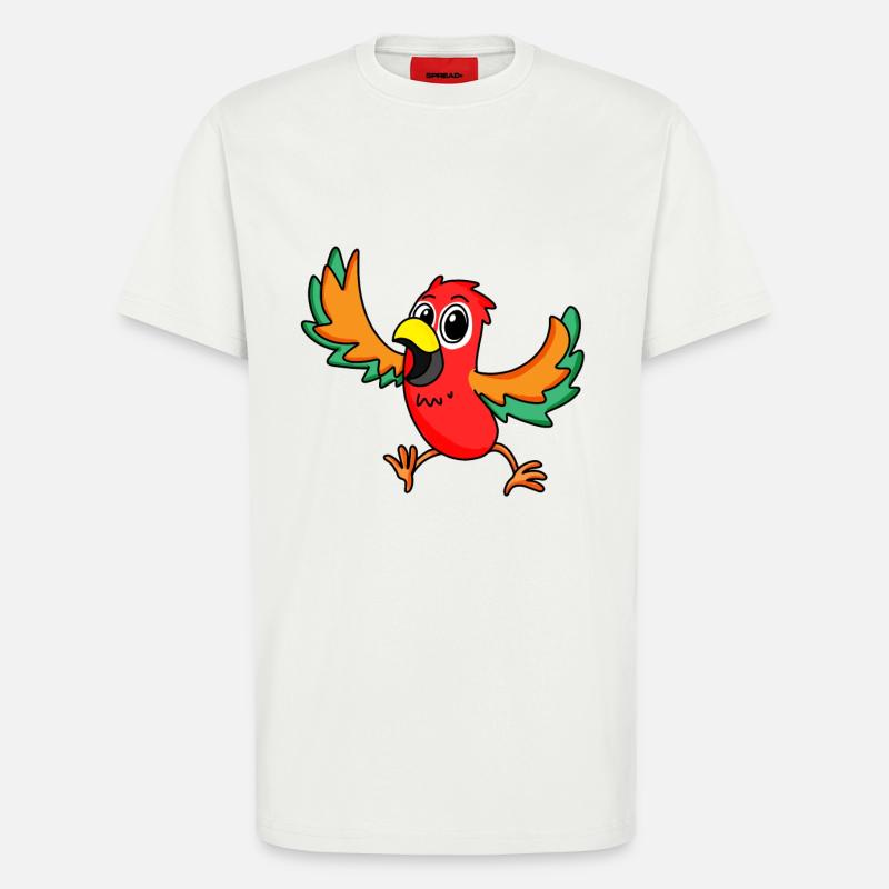 Papagei - T-Shirt - made by SPREAD - OFF WHITE