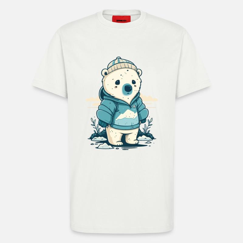 Einsamer kleiner Eisbär - T-Shirt - made by SPREAD - OFF WHITE