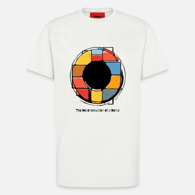 Die Dekonstruktion eines Donuts - T-Shirt - made by SPREAD - OFF WHITE