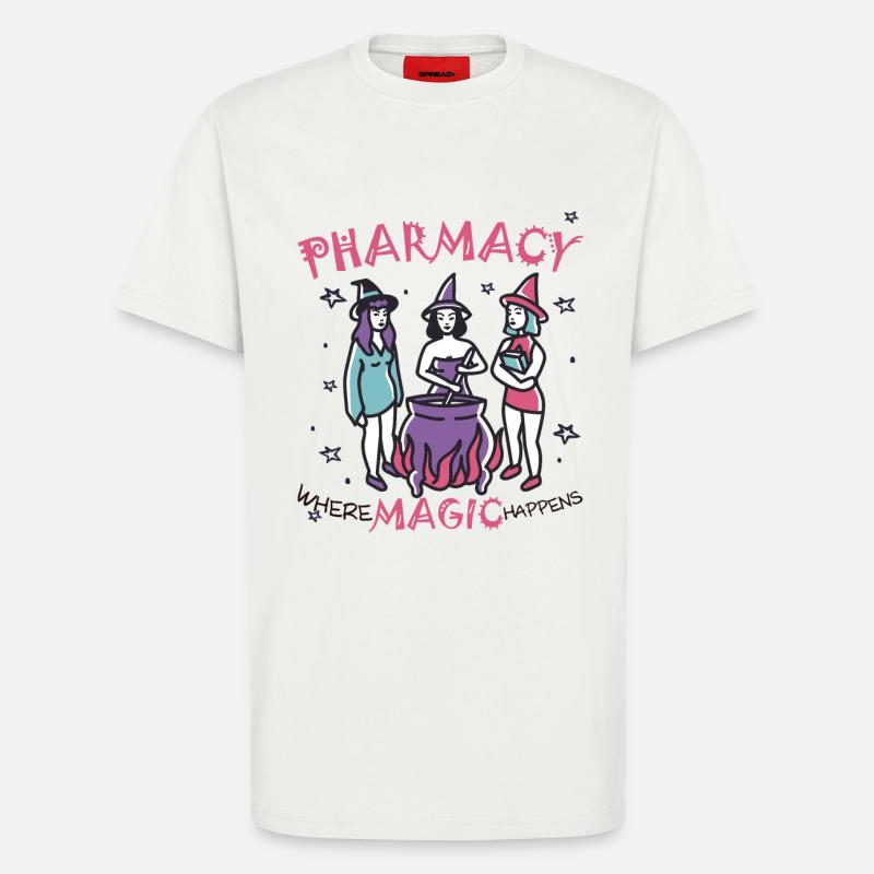 Apotheke | Where magic happens - T-Shirt - made by SPREAD - OFF WHITE