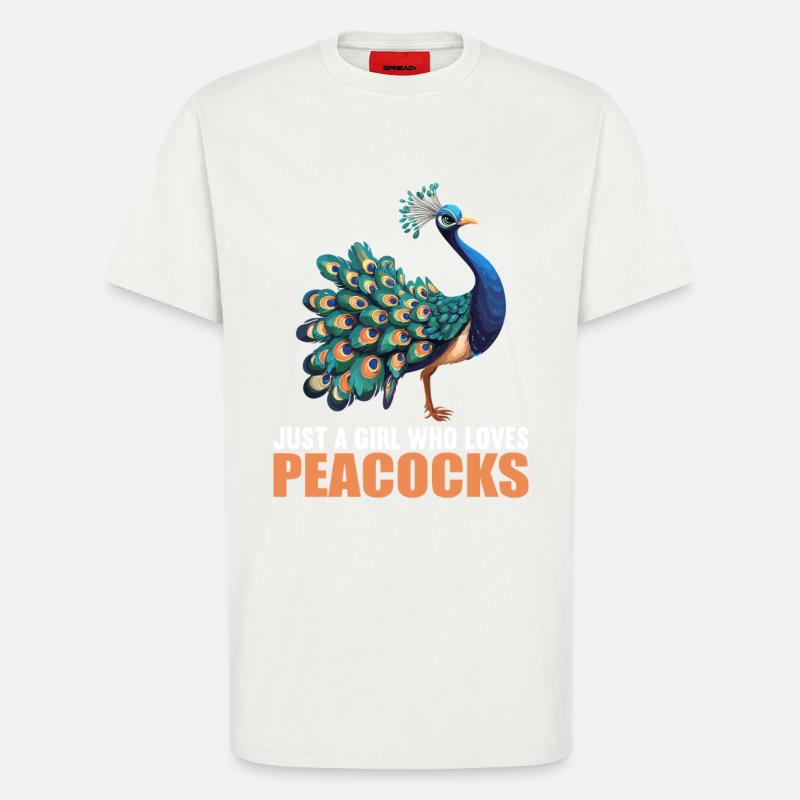 Peacocks Peacock - T-Shirt - made by SPREAD - OFF WHITE