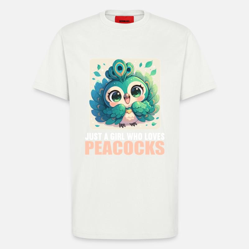 Pfaue Pfau - T-Shirt - made by SPREAD - OFF WHITE