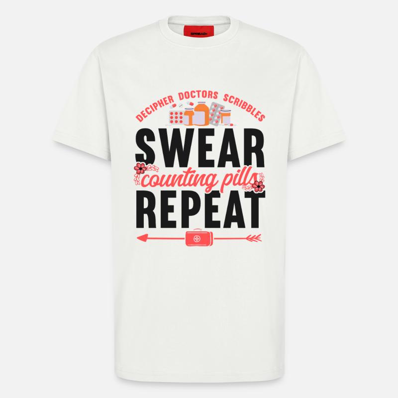 Pharmacy Tech Technician - T-Shirt - made by SPREAD - OFF WHITE