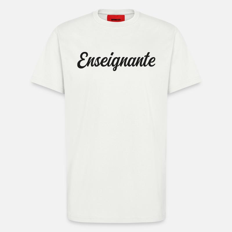 Bester Lehrer der Welt Schulbildung - T-Shirt - made by SPREAD - OFF WHITE