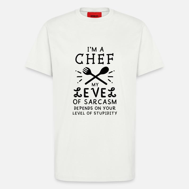 Küche Koch Spruch Geschenk - T-Shirt - made by SPREAD - OFF WHITE