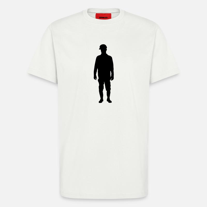 Construction Site Superintendent – Ground - T-Shirt - made by SPREAD - OFF WHITE