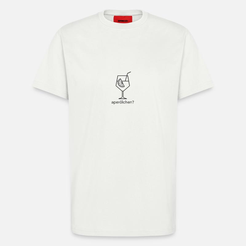 Aperölchen? - T-Shirt - made by SPREAD - OFF WHITE