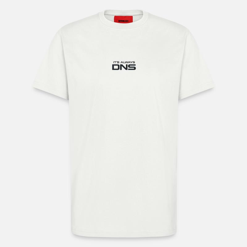 DNS Always: Tech Typography - T-Shirt - made by SPREAD - OFF WHITE
