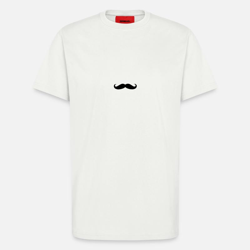 Schnurrbart - T-Shirt - made by SPREAD - OFF WHITE