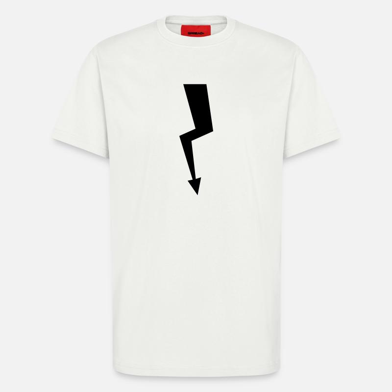 Lightning - T-Shirt - made by SPREAD - OFF WHITE