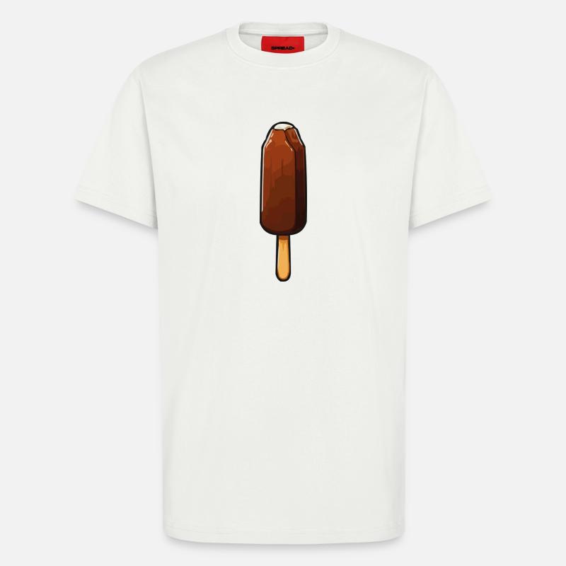 Schokoladen Eis Cartoon - T-Shirt - made by SPREAD - OFF WHITE