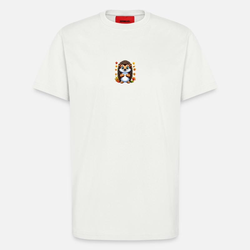 Karl der Igel (hedgehog) - T-Shirt - made by SPREAD - OFF WHITE