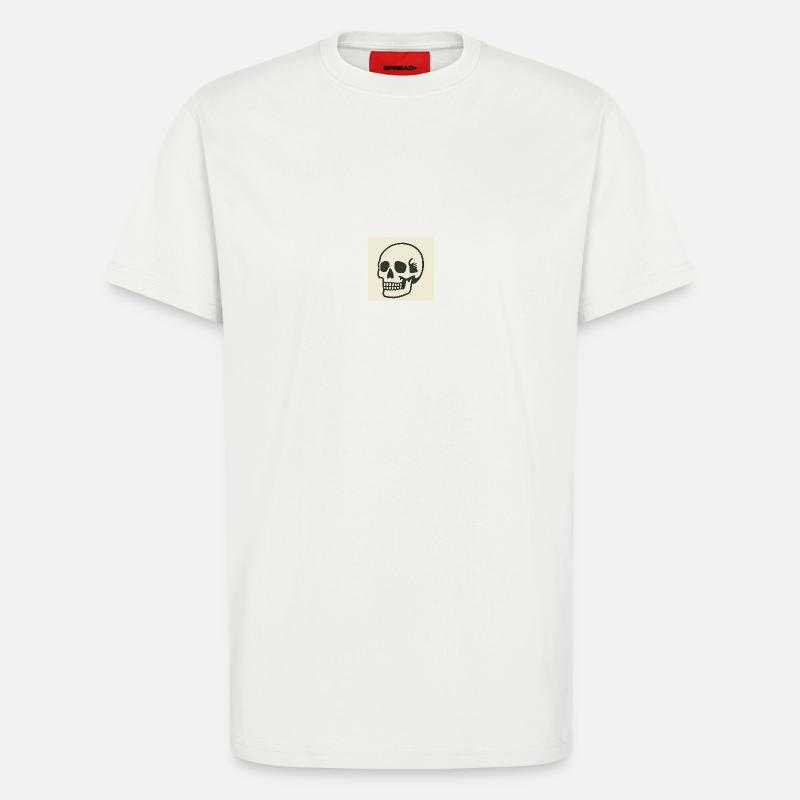 Schädel - T-Shirt - made by SPREAD - OFF WHITE