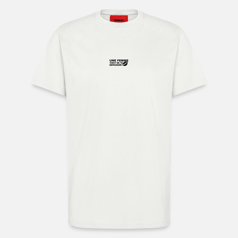Warnung: Sie wurden gerade überholt - T-Shirt - made by SPREAD - OFF WHITE