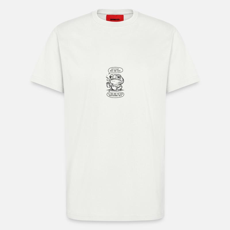 Cache-cache - T-shirt bio décontracté fabriqué en UE - OFF WHITE