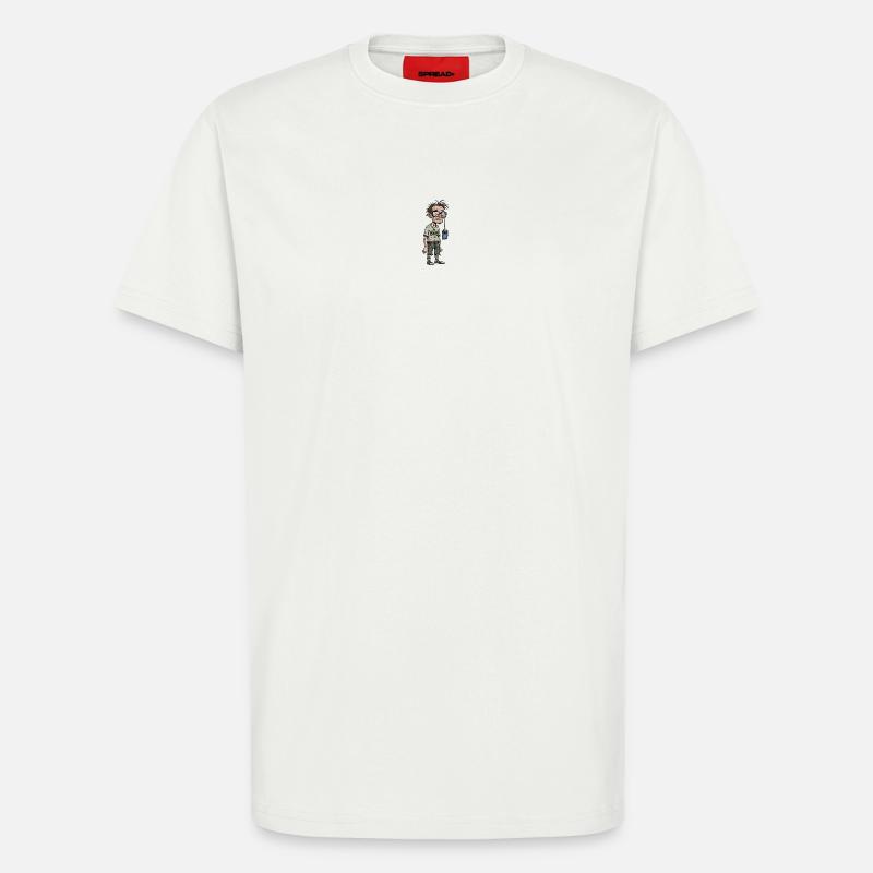 Verlorener Nerd  - T-Shirt - made by SPREAD - OFF WHITE