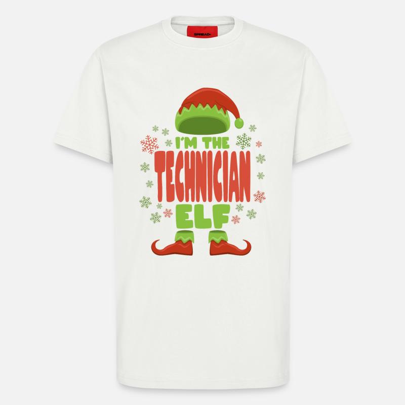 Techniker Weihnachtself - T-Shirt - made by SPREAD - OFF WHITE